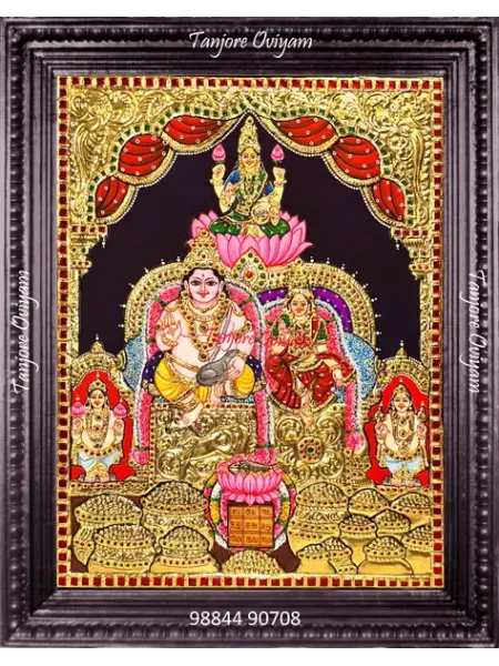 Guberalakhshmi Tanjore painting